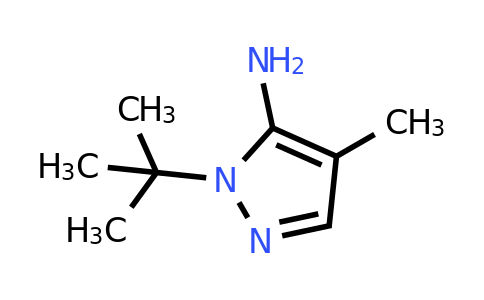 CAS 1196154-67-2 | 1-Tert-butyl-4-methyl-1H-pyrazol-5-amine