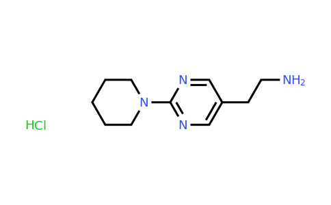 CAS 1196154-69-4 | 2-(2-(Piperidin-1-YL)pyrimidin-5-YL)ethanamine hydrochloride