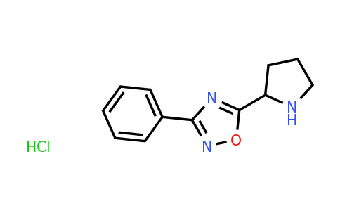CAS 1196154-72-9 | 3-Phenyl-5-(pyrrolidin-2-YL)-1,2,4-oxadiazole hydrochloride
