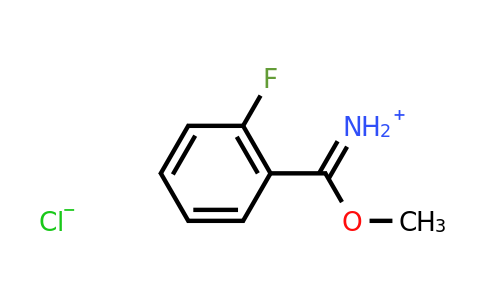 CAS 1196154-78-5 | (2-Fluorophenyl)(methoxy)methaniminium chloride