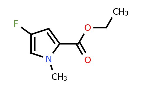 CAS 1196154-80-9 | Ethyl 4-fluoro-1-methyl-1H-pyrrole-2-carboxylate