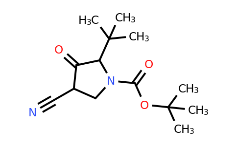 CAS 1196154-92-3 | Tert-butyl 2-tert-butyl-4-cyano-3-oxopyrrolidine-1-carboxylate