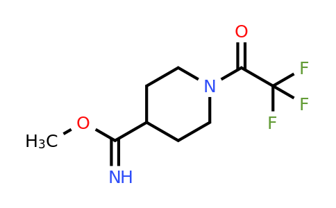 CAS 1196155-04-0 | Methyl 1-(2,2,2-trifluoroacetyl)piperidine-4-carbimidate