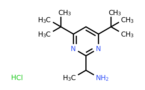 CAS 1196155-13-1 | 1-(4,6-DI-Tert-butylpyrimidin-2-YL)ethanamine hydrochloride
