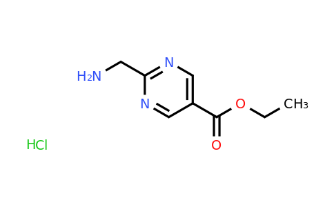 CAS 1196155-26-6 | Ethyl 2-(aminomethyl)pyrimidine-5-carboxylate hydrochloride