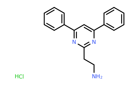CAS 1196155-40-4 | 2-(4,6-Diphenylpyrimidin-2-YL)ethanamine hydrochloride