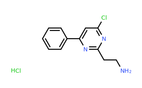 CAS 1196155-43-7 | 2-(4-Chloro-6-phenylpyrimidin-2-YL)ethanamine hydrochloride