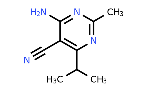 CAS 1196155-69-7 | 4-Amino-6-isopropyl-2-methylpyrimidine-5-carbonitrile