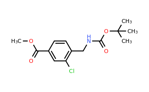 CAS 1196155-84-6 | Tert-butyl 4-(methoxycarbonyl)-2-chlorobenzylcarbamate