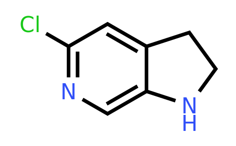CAS 1196155-89-1 | 5-Chloro-2,3-dihydro-1H-pyrrolo[2,3-C]pyridine