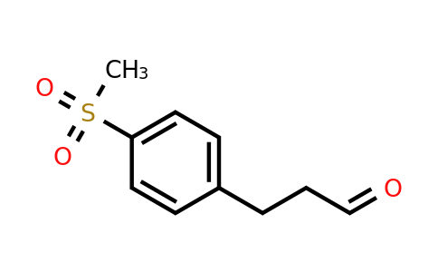 CAS 1196155-98-2 | 3-(4-(Methylsulfonyl)phenyl)propanal