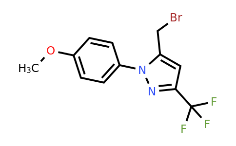CAS 1196156-06-5 | 5-(Bromomethyl)-1-(4-methoxyphenyl)-3-(trifluoromethyl)-1H-pyrazole