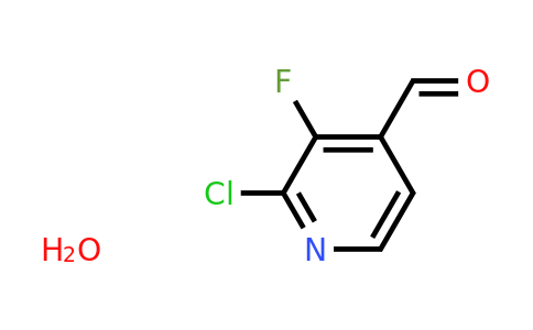 CAS 1196156-07-6 | 2-Chloro-3-fluoroisonicotinaldehyde hydrate