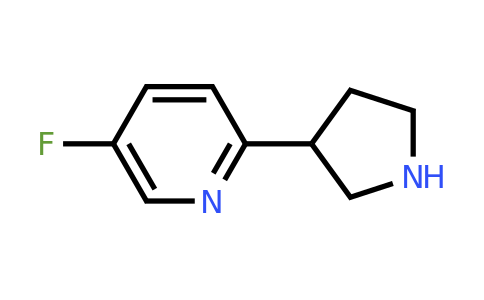 5-Fluoro-2-(pyrrolidin-3-YL)pyridine
