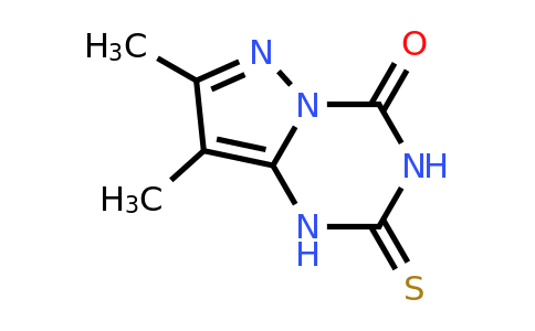 CAS 1196156-34-9 | 2,3-Dihydro-7,8-dimethyl-2-thioxopyrazolo[1,5-A][1,3,5]triazin-4(1H)-one