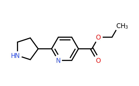 CAS 1196156-35-0 | Ethyl 6-(pyrrolidin-3-YL)nicotinate