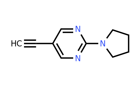 CAS 1196156-86-1 | 5-Ethynyl-2-(pyrrolidin-1-YL)pyrimidine