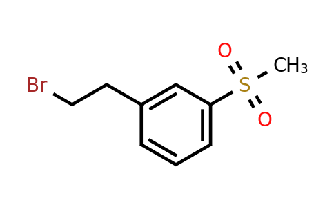 CAS 1196156-93-0 | 1-(2-Bromoethyl)-3-(methylsulfonyl)benzene