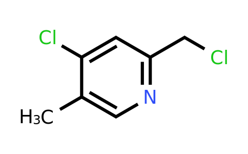CAS 1196157-08-0 | 4-Chloro-2-(chloromethyl)-5-methylpyridine