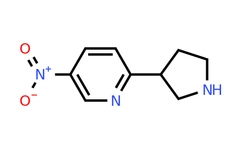 CAS 1196157-09-1 | 5-Nitro-2-(pyrrolidin-3-YL)pyridine
