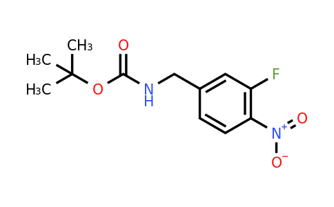 CAS 1196157-39-7 | Tert-butyl 3-fluoro-4-nitrobenzylcarbamate