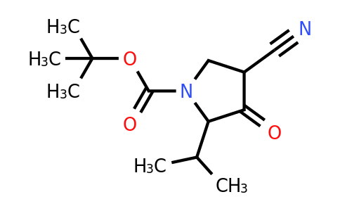 CAS 1196157-50-2 | Tert-butyl 4-cyano-2-isopropyl-3-oxopyrrolidine-1-carboxylate