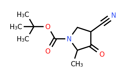 CAS 1196157-54-6 | Tert-butyl 4-cyano-2-methyl-3-oxopyrrolidine-1-carboxylate