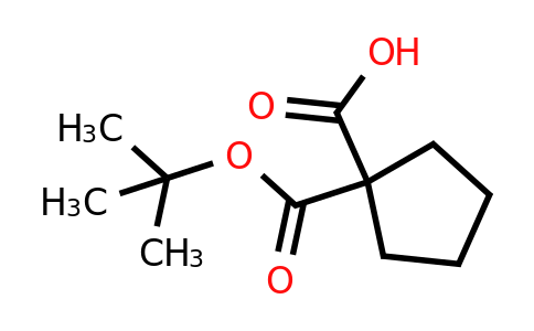 CAS 1196261-09-2 | 1-[(tert-butoxy)carbonyl]cyclopentane-1-carboxylic acid