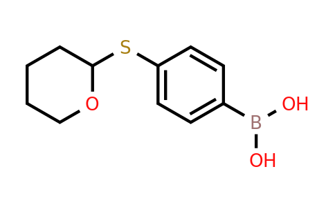 CAS 1196396-43-6 | 4-(Tetrahydro-2H-pyran-2-ylsulfanyl)phenylboronic acid