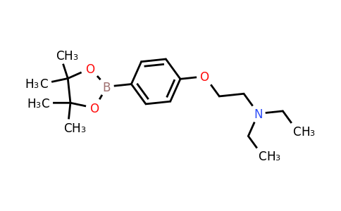 CAS 1196396-94-7 | diethyl({2-[4-(tetramethyl-1,3,2-dioxaborolan-2-yl)phenoxy]ethyl})amine