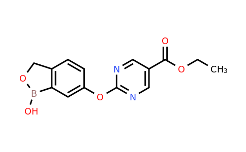 CAS 1196473-61-6 | Ethyl 2-((1-hydroxy-1,3-dihydrobenzo[c][1,2]oxaborol-6-yl)oxy)pyrimidine-5-carboxylate
