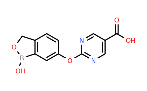 CAS 1196473-62-7 | 2-((1-Hydroxy-1,3-dihydrobenzo[c][1,2]oxaborol-6-yl)oxy)pyrimidine-5-carboxylic acid