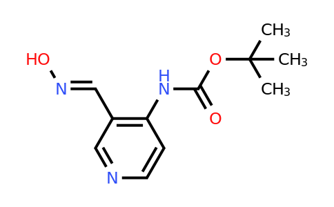 CAS 1196482-67-3 | (E)-Tert-butyl 3-((hydroxyimino)methyl)pyridin-4-ylcarbamate