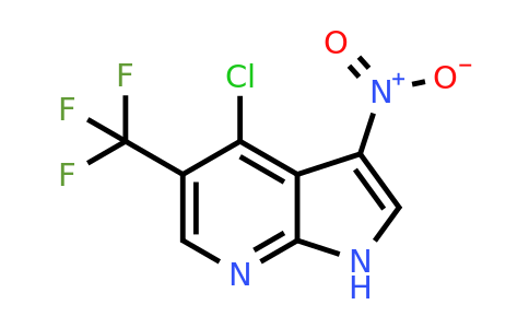 CAS 1196507-60-4 | 4-chloro-3-nitro-5-(trifluoromethyl)-1H-pyrrolo[2,3-b]pyridine