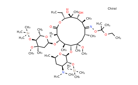 CAS 119665-62-2 | 6-O-Methyl-2',4''-bis-O-(trimethylsilyl)-9-[O-(1-ethoxy-1-methylethyl)oxime]-Erythromycin