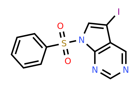 CAS 1196662-07-3 | 7-(benzenesulfonyl)-5-iodo-7H-pyrrolo[2,3-d]pyrimidine