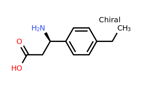 CAS 1196690-95-5 | (3R)-3-Amino-3-(4-ethylphenyl)propanoic acid