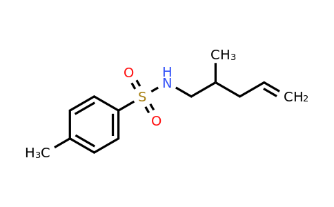 CAS 1196712-43-2 | 4-methyl-N-(2-methylpent-4-enyl)benzenesulfonamide