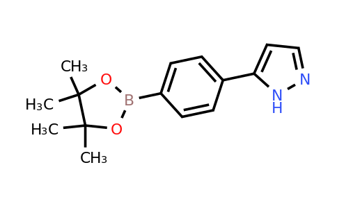 CAS 1196879-97-6 | 5-(4-(4,4,5,5-Tetramethyl-1,3,2-dioxaborolan-2-YL)phenyl)-pyrazole