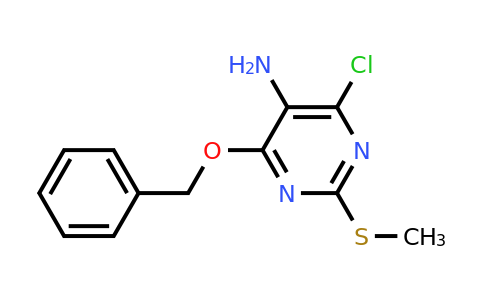 CAS 1196886-06-2 | 4-(Benzyloxy)-6-chloro-2-(methylthio)pyrimidin-5-amine