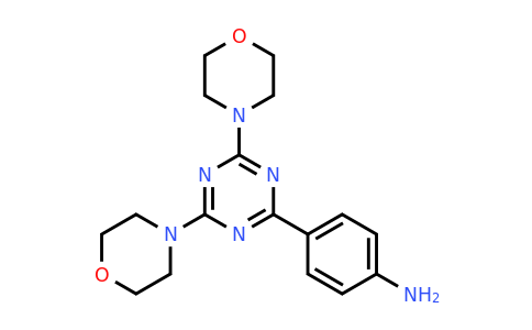 CAS 1197159-91-3 | Benzenamine, 4-(4,6-di-4-morpholinyl-1,3,5-triazin-2-yl)-