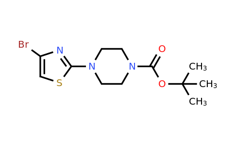 CAS 1197294-66-8 | tert-butyl 4-(4-bromo-1,3-thiazol-2-yl)piperazine-1-carboxylate