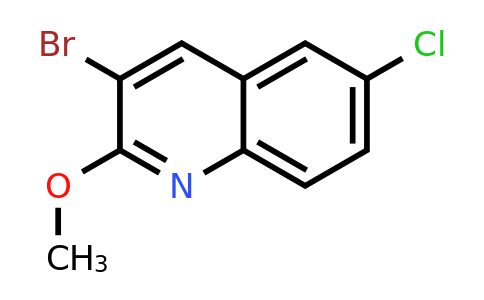 CAS 1197340-23-0 | 3-Bromo-6-chloro-2-methoxyquinoline