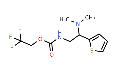 CAS 1197466-19-5 | 2,2,2-Trifluoroethyl N-[2-(dimethylamino)-2-(thiophen-2-yl)ethyl]carbamate