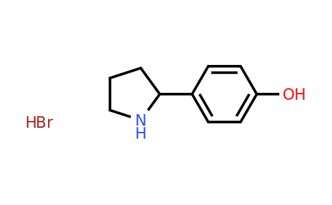 CAS 1197466-46-8 | 4-(Pyrrolidin-2-yl)phenol hydrobromide