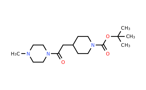 CAS 1197488-32-6 | tert-Butyl 4-[2-(4-methylpiperazin-1-yl)-2-oxoethyl]piperidine-1-carboxylate