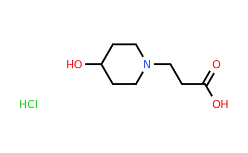 CAS 1197502-89-8 | 3-(4-Hydroxypiperidin-1-yl)propanoic acid hydrochloride