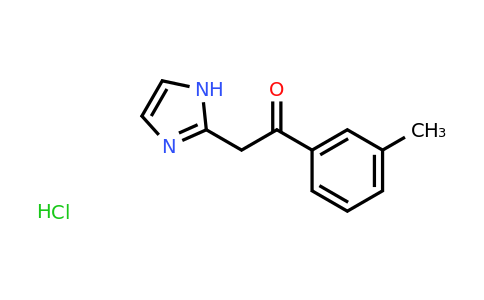 CAS 1197539-31-3 | 2-(1H-Imidazol-2-yl)-1-(3-methylphenyl)ethan-1-one hydrochloride