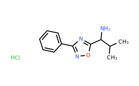 CAS 1197549-35-1 | 2-Methyl-1-(3-phenyl-1,2,4-oxadiazol-5-yl)propan-1-amine hydrochloride