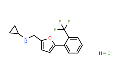 CAS 1197575-78-2 | N-({5-[2-(trifluoromethyl)phenyl]furan-2-yl}methyl)cyclopropanamine hydrochloride